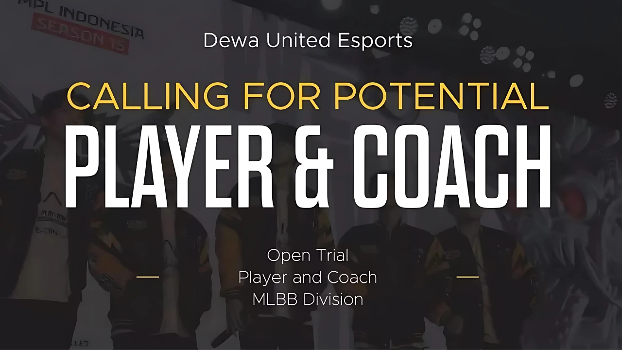 Dewa United Open Trial Pelatih dan Pemain Divisi Mobile Legends